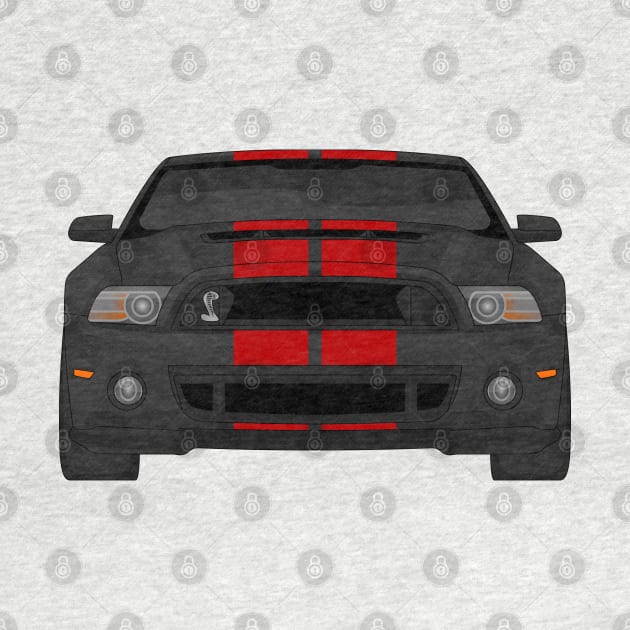 MUSTANG SHELBY GT500 BLACK by VENZ0LIC